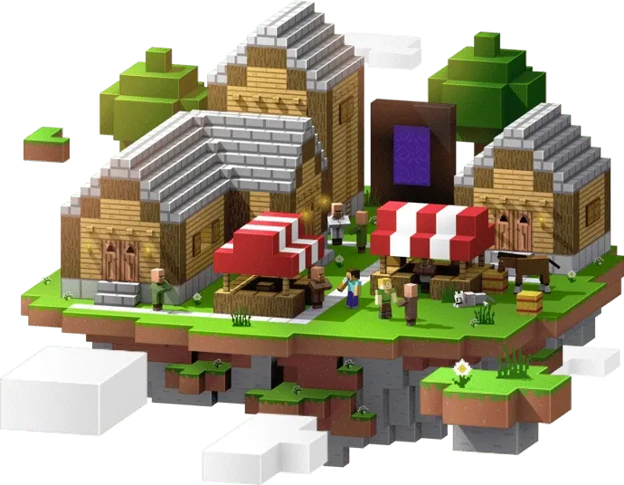 Minecraft village